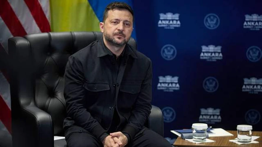 Володимир Зеленський під час дипломатичної діяльності