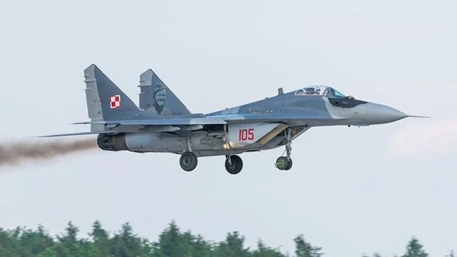 Винищувач МіГ-29 польських ВПС