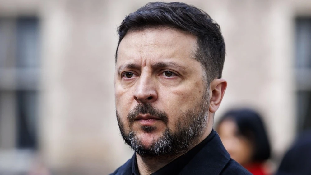 Володимир Зеленський під час вечірнього відеозвернення 10 серпня