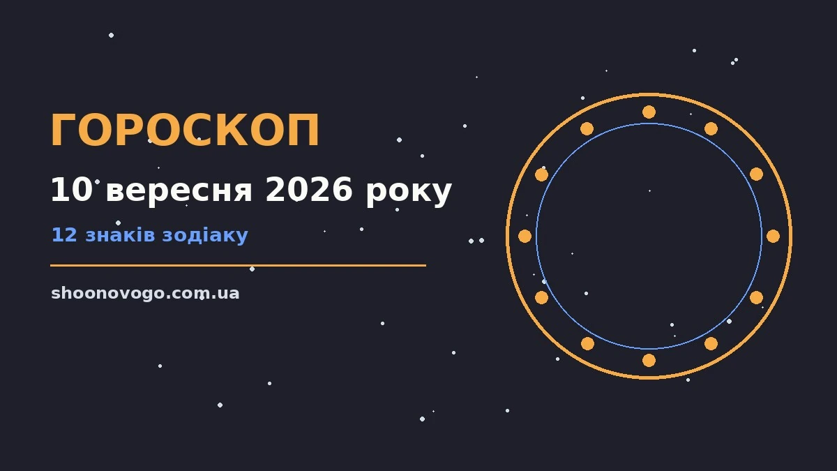 Гороскоп на 10 вересня 2026 року: символічне зображення знаків зодіаку навколо компаса вибору