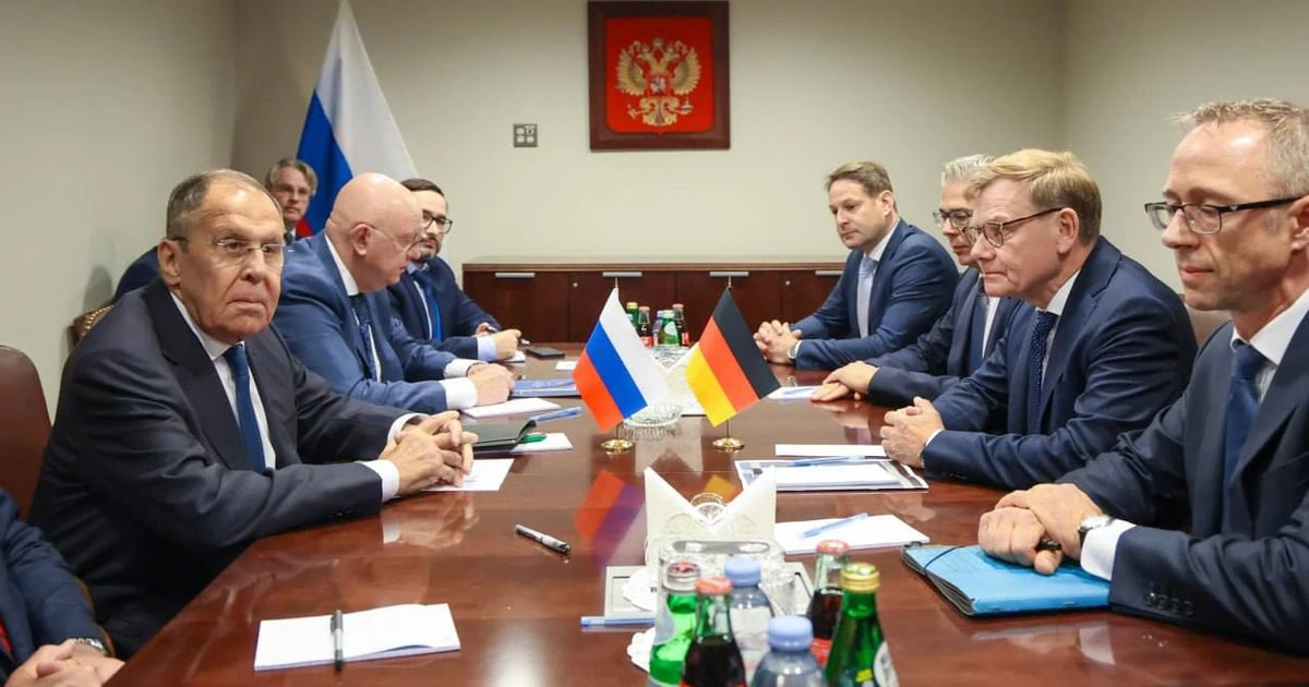 Зустріч міністрів закордонних справ росії та Німеччини Сергія Лаврова і Йоганна Вадефуля в Нью-Йорку, 26 вересня 2026 року