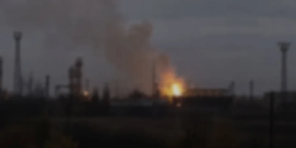 Наслідки удару реактивного дрона по газовидобувному об'єкту групи Нафтогаз у Харківській області